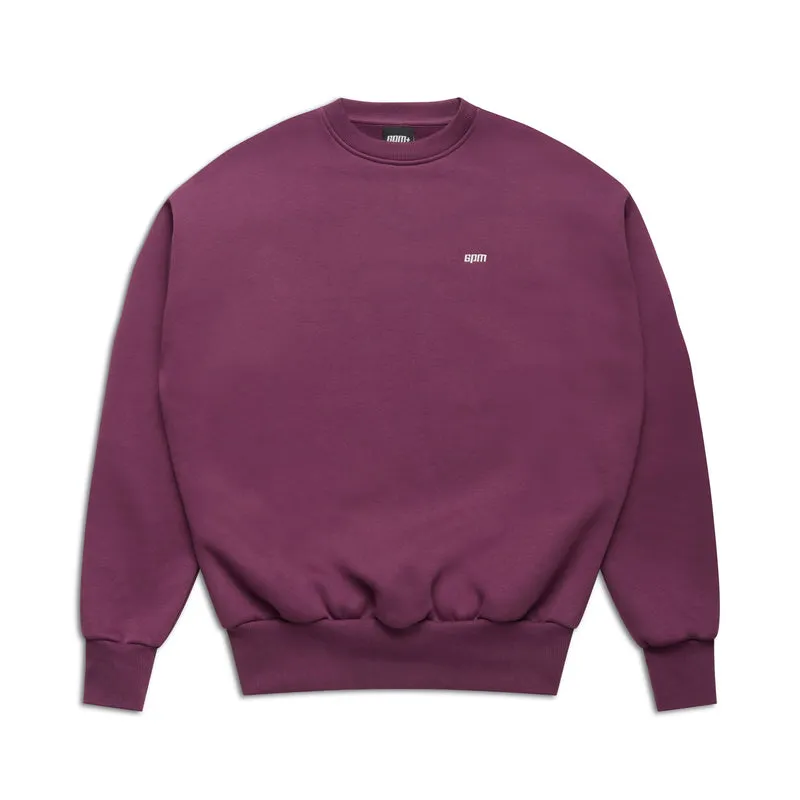 6pm Sweatshirt Plum 6pm Sweatshirt Plum