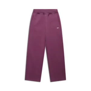 Open Leg Jogger Dark Plum