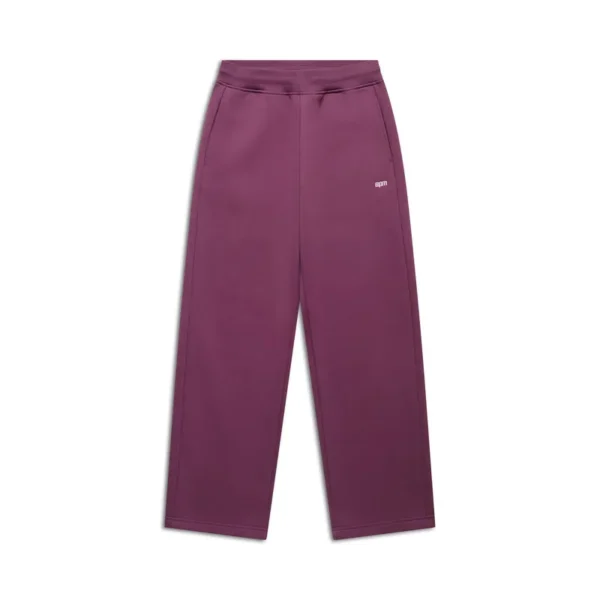Open Leg Jogger Dark Plum