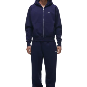 6pm Navy Blue Zip Up Tracksuit