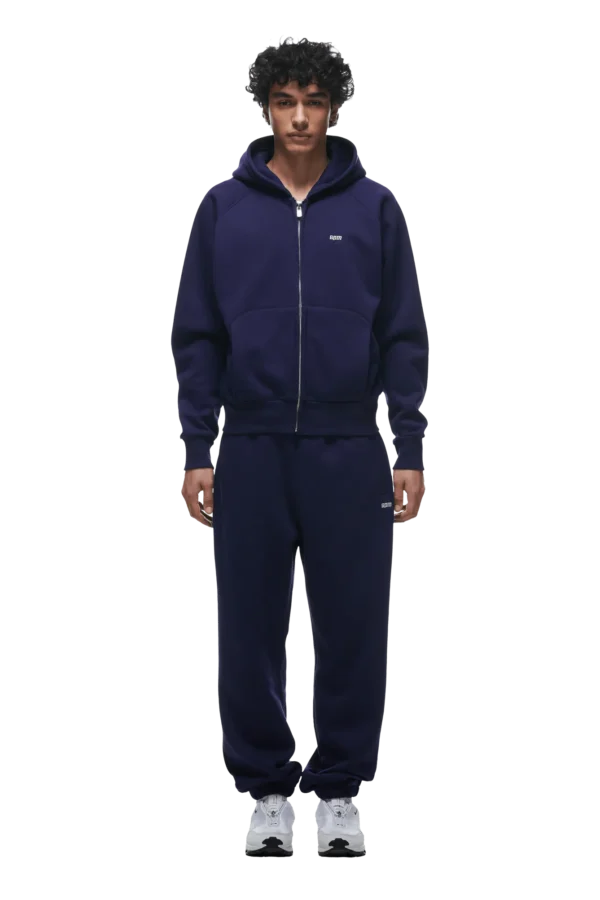 6pm Navy Blue Zip Up Tracksuit