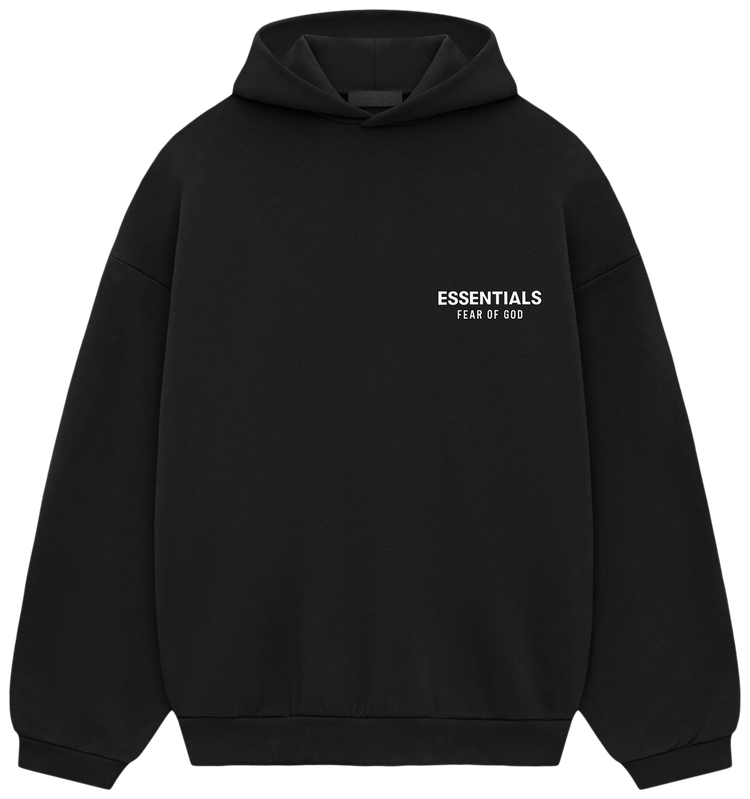Black Essentials Hoodie ( FOG ) Black Essentials Hoodie ( FOG )
