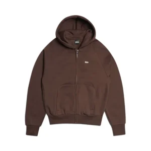 6pm Chocolate Zip Up Hoodie