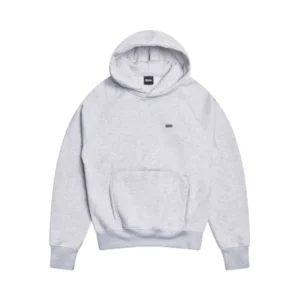 6pm Logo Hoodie Light Grey
